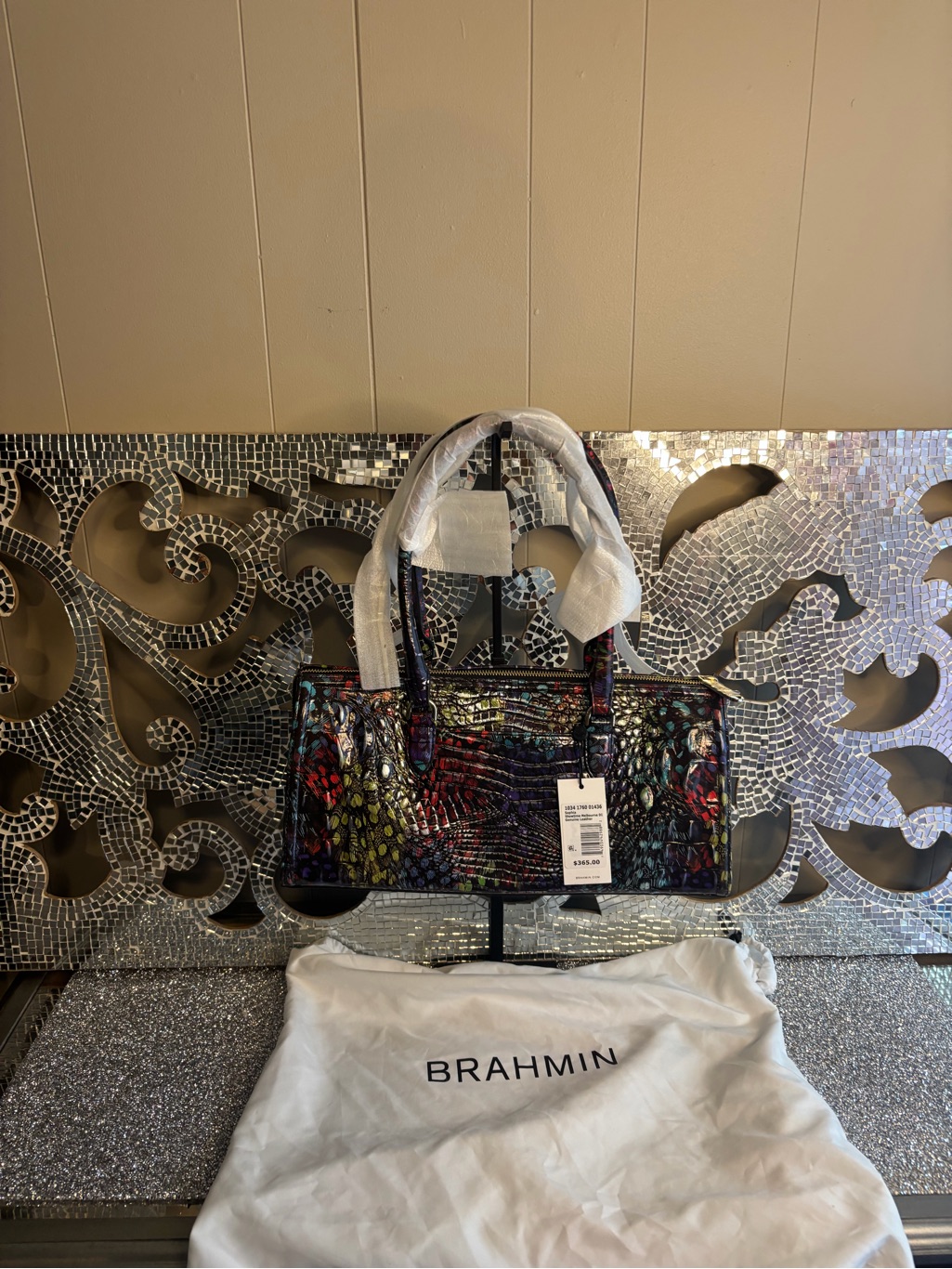 Brahmin Sophia Melbourne Di Leather Satchel